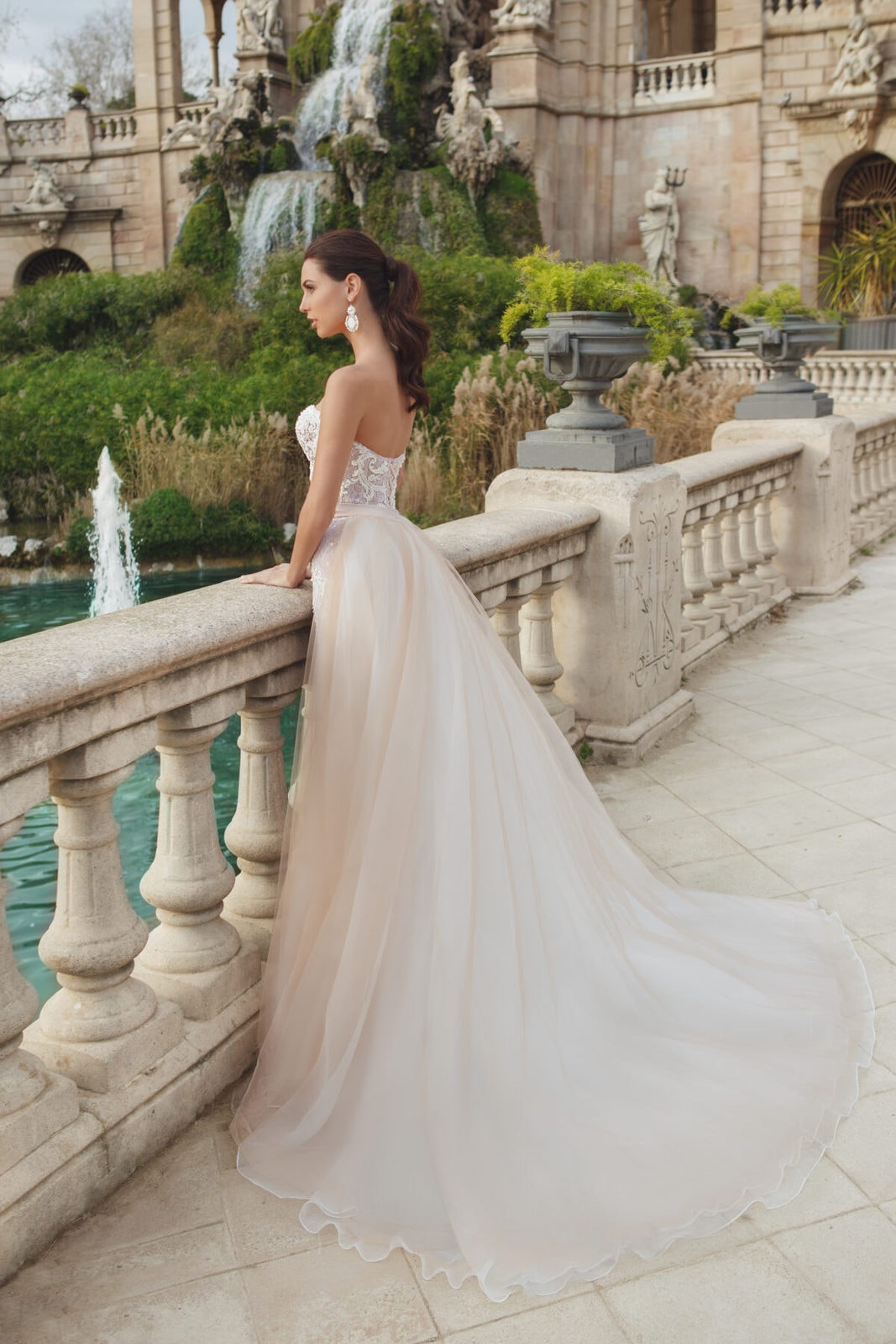 Roberta-Brautkleid-gebrauchtes Brautkleid-Ricca Sposa-Weddista-04 Hochzeitskleid von Ricca Sposa mit abnehmbarer Schleppe