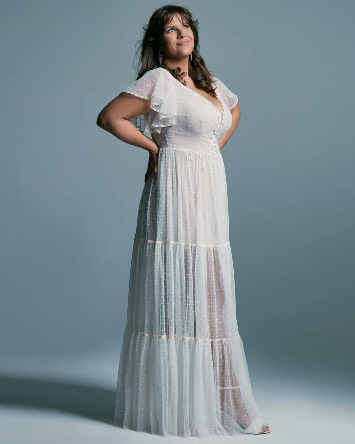Plus Size Brautkleid in A-Linie: Kasia von Marta Trojanowska