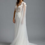 Maßgeschneidertes Kleid mit Schleppe - Clementine von Weddista