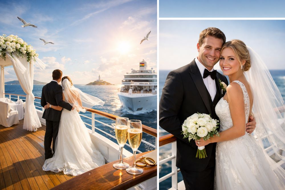 Heiraten auf einem Schiff