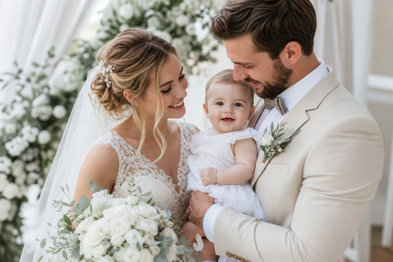 Heiraten mit Baby: So wird der große Tag zum entspannten Familienfest